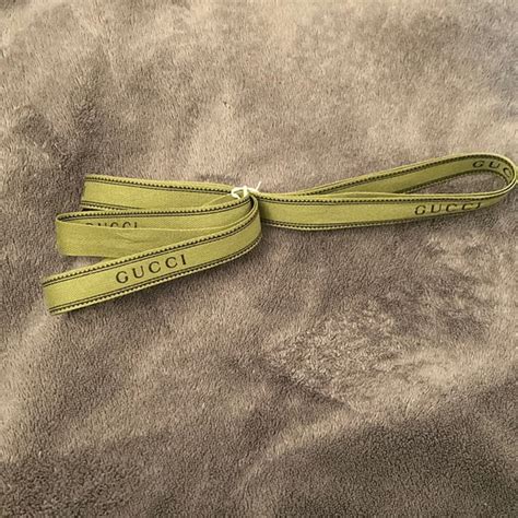 gucci white bag ribbon|authentic gucci ribbon.